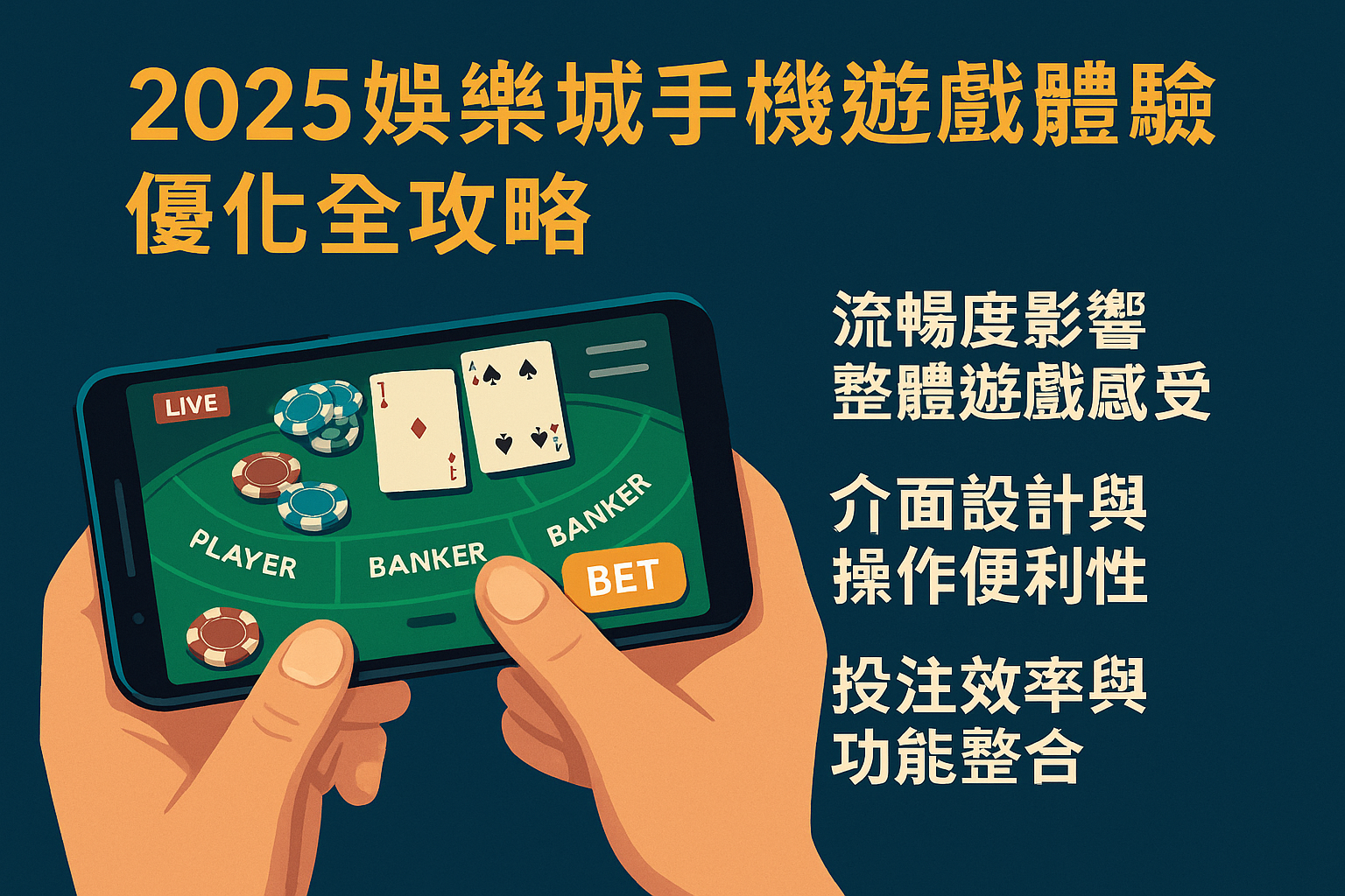 2025娛樂城手機遊戲體驗優化全攻略