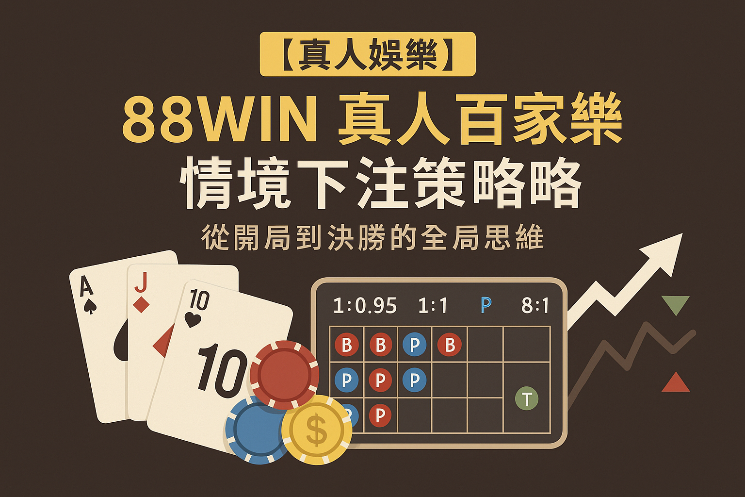 88WIN 真人百家樂情境下注策略｜從開局到決勝的全局思維