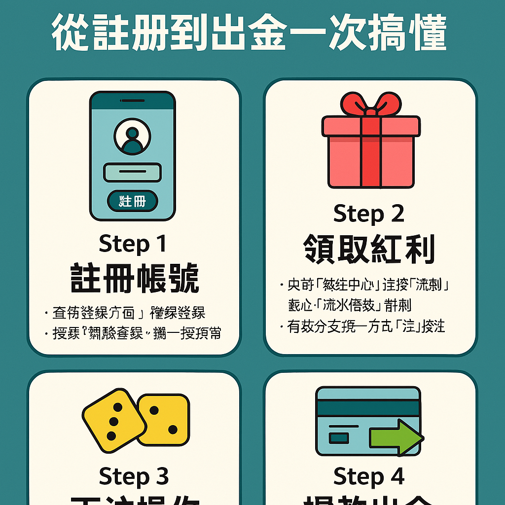 📘 88WIN 小資玩家懶人包｜註冊、領紅利、下注、出金四步驟完整指引（2025最新版）