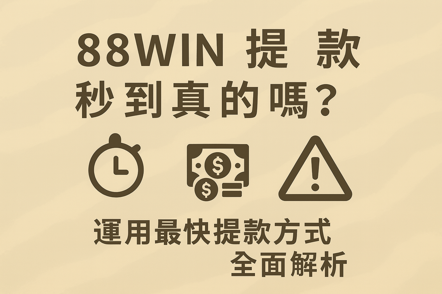88WIN 提款速度與延遲原因全解析