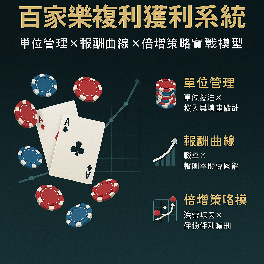 《88WIN 百家樂複利獲利系統全攻略｜單位管理 × 報酬曲線 × 倍增策略實戰模型》