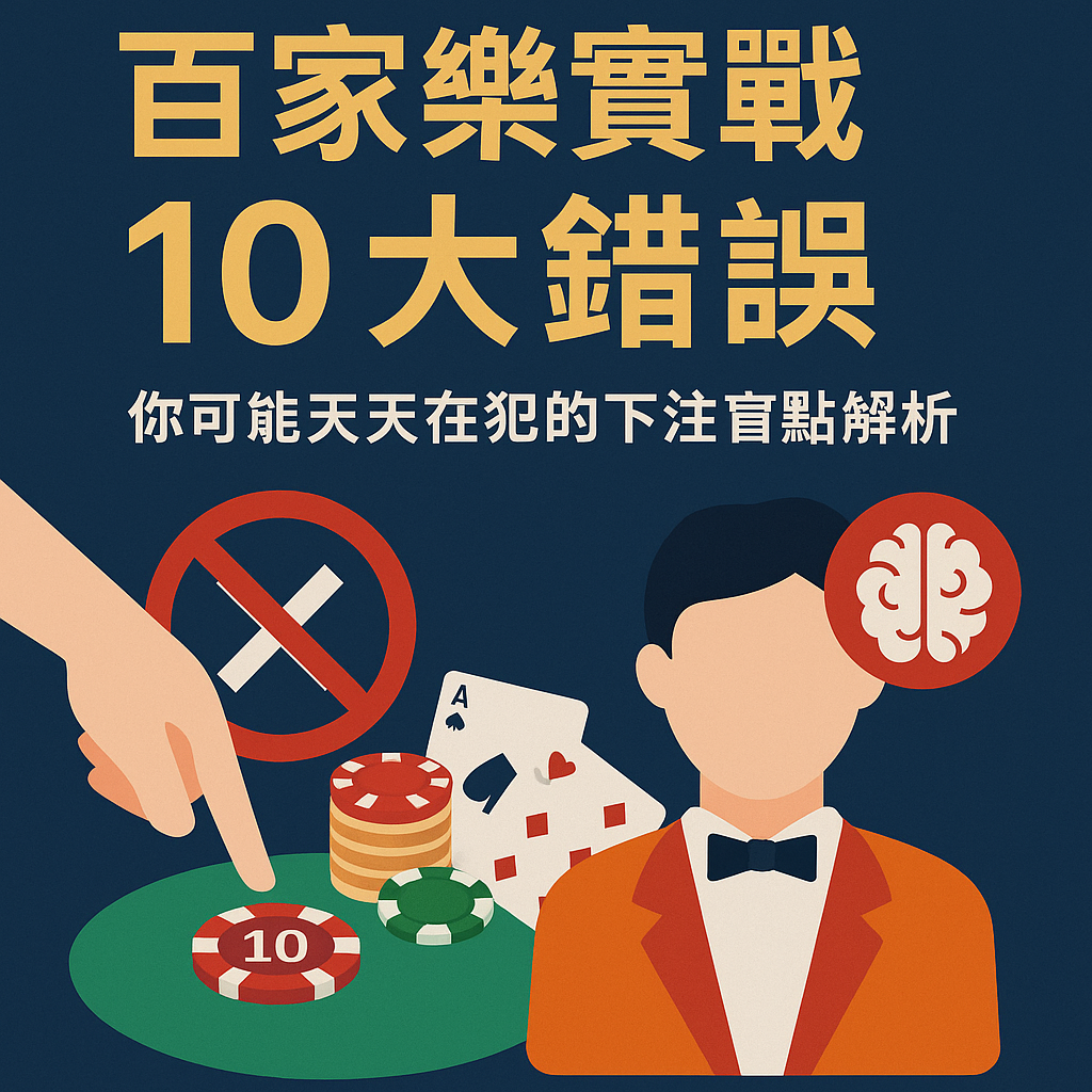 《百家樂實戰 10 大錯誤｜你可能天天在犯的下注盲點解析》