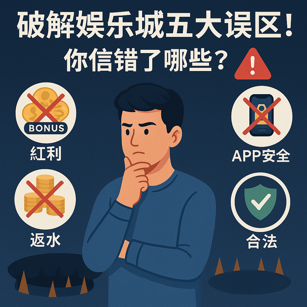 🎯 破解娛樂城五大誤區！你信錯了哪些？