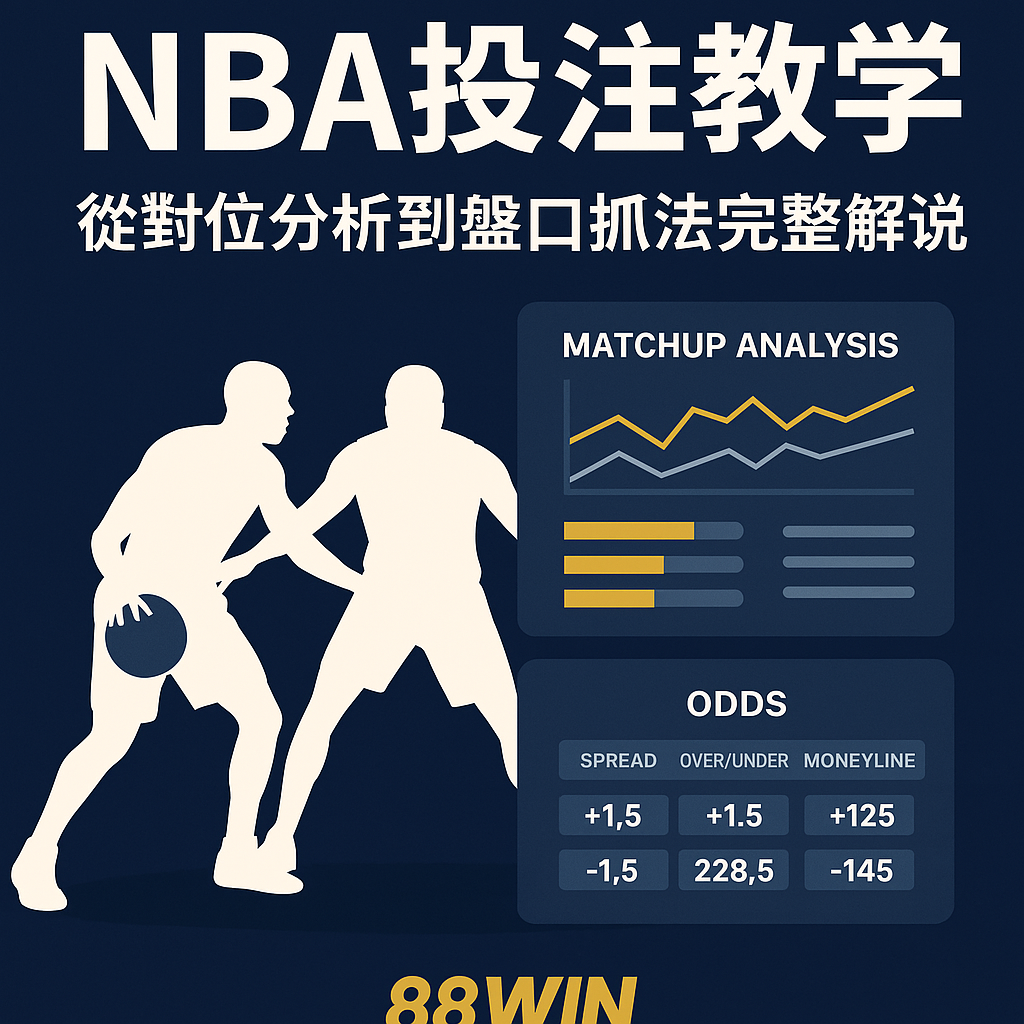 🏀 NBA投注教學｜從對位分析到盤口抓法完整解說（2025最新版）