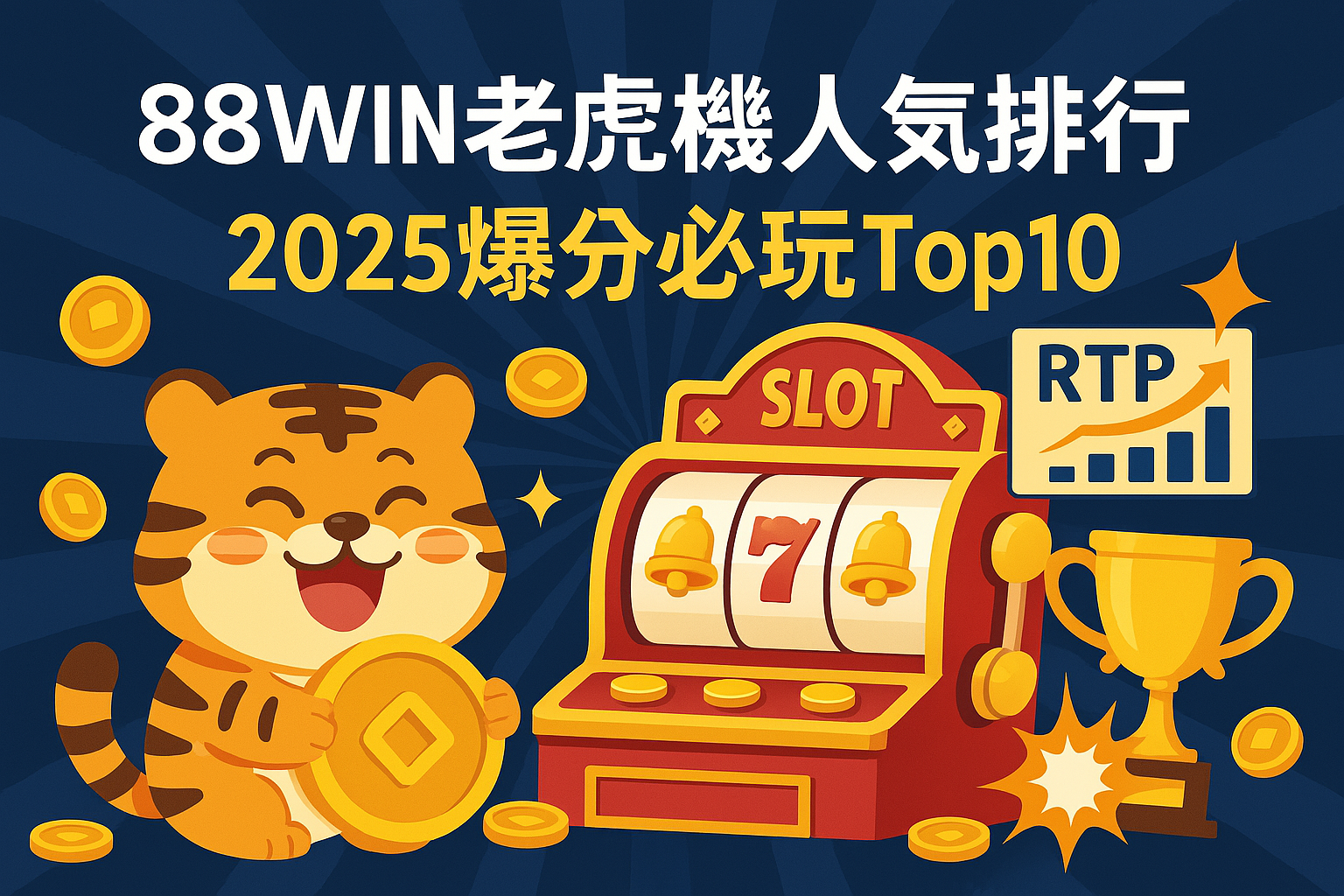 🥇《88WIN 熱門老虎機推薦排行榜（2025上半年）》