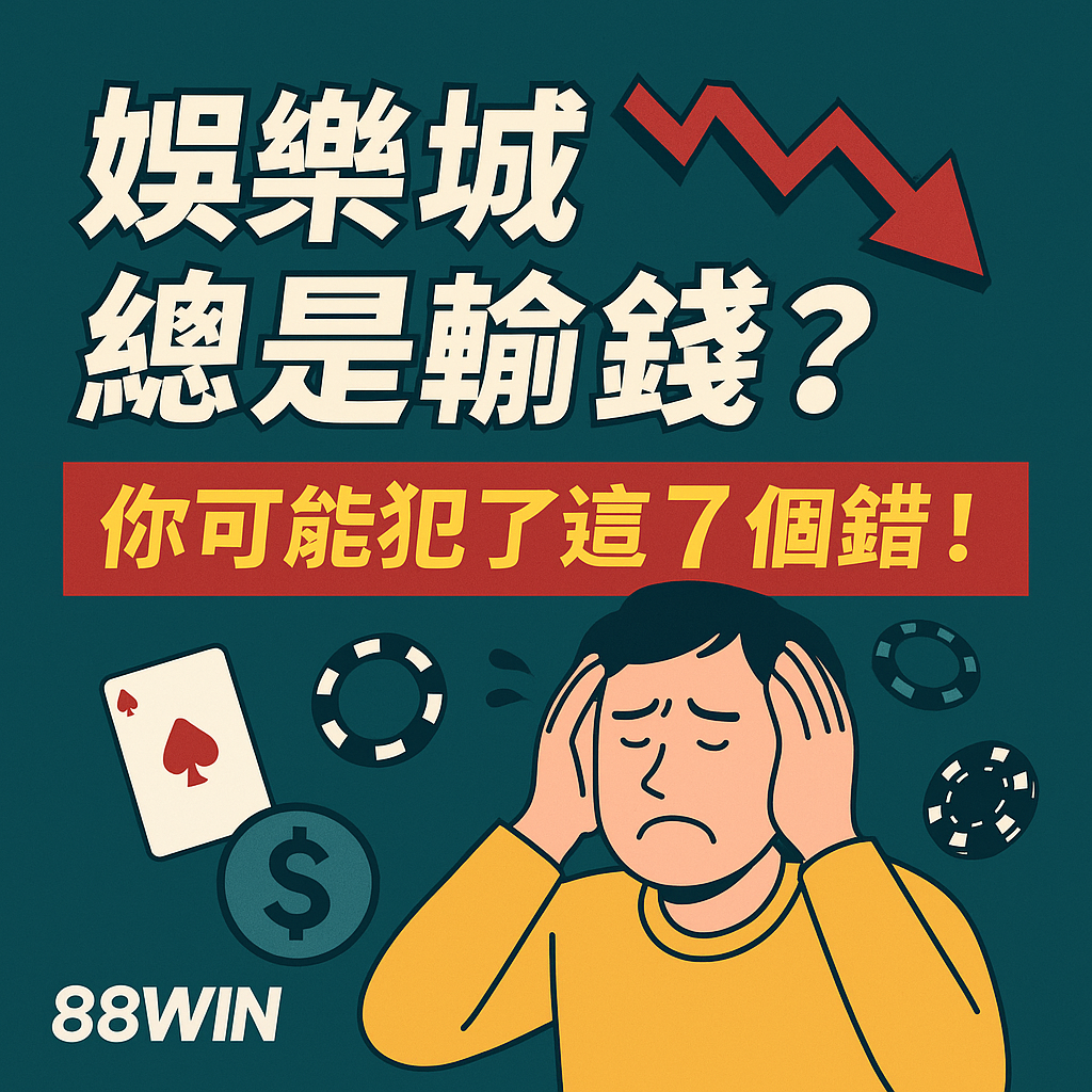 📉 為什麼你老是輸錢？盤點娛樂城投注失敗的 7 個致命原因（2025 解析）